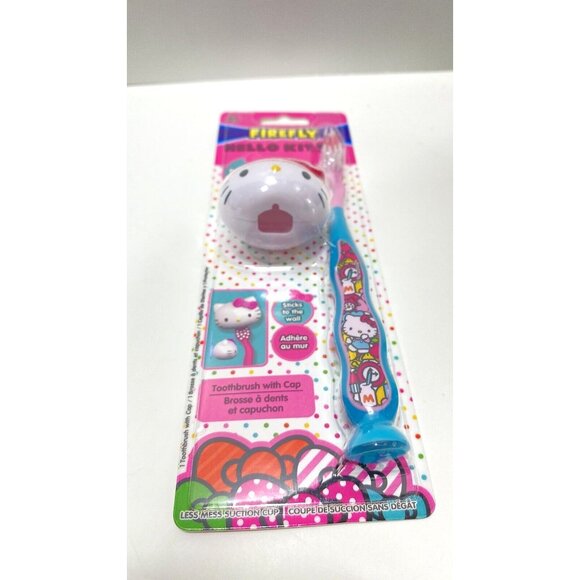 Firefly Hello Kitty Toothbrush Soft Bristles Wall Mountable Cute Design - Picture 5 of 5
